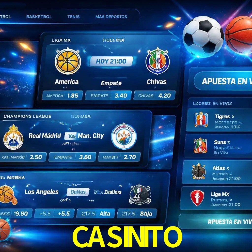 Mercados de apuestas deportivas CASINITO para jugadores en México
